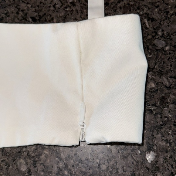 NWT By DYLN White Velah Crop Top - Picture 5 of 8